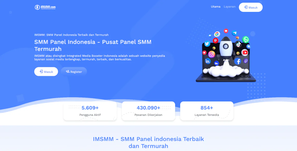 Web SMM Panel Multi Provider Update Terbaru 2026 - IMSMM